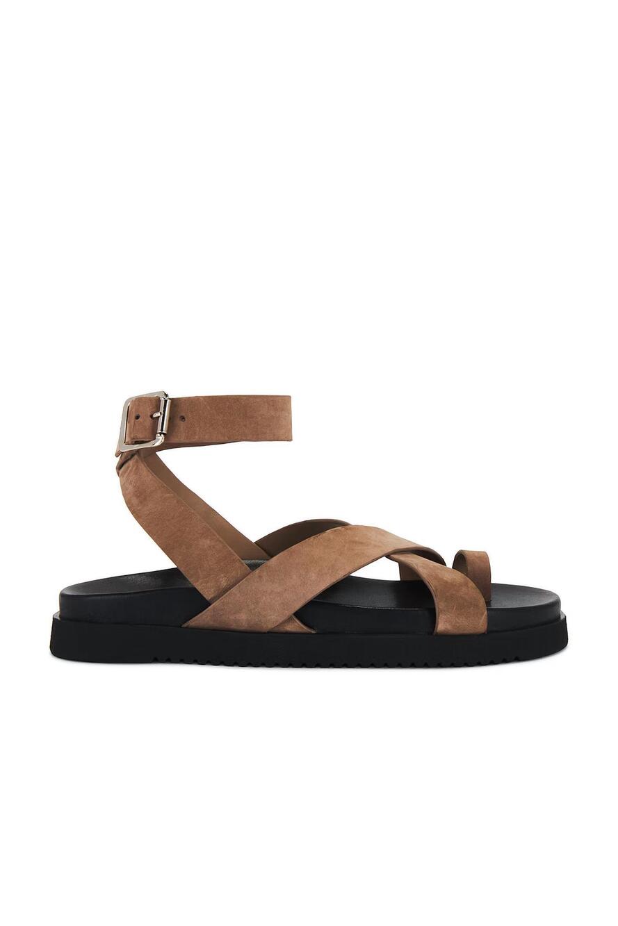 NEW STEVE MADDEN women's mira sandals in taupe